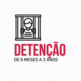 Detenção de 6 meses a 3 anos